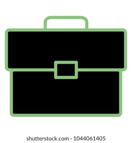portfolio briefcase isolated icon