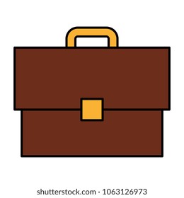 portfolio briefcase isolated icon