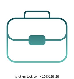 portfolio briefcase isolated icon