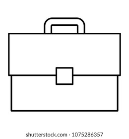 portfolio briefcase isolated icon