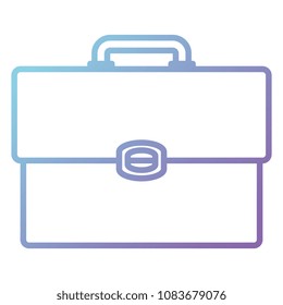 portfolio briefcase isolated icon