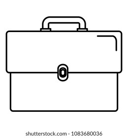 portfolio briefcase isolated icon