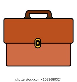 portfolio briefcase isolated icon