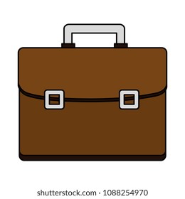 portfolio briefcase isolated icon