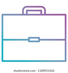 portfolio briefcase isolated icon