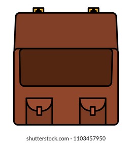 portfolio briefcase isolated icon
