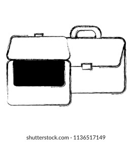 portfolio briefcase isolated icon