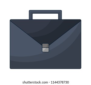 portfolio briefcase isolated icon