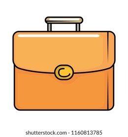 portfolio briefcase isolated icon