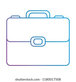 portfolio briefcase isolated icon