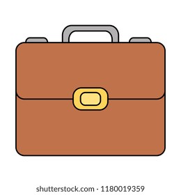 portfolio briefcase isolated icon