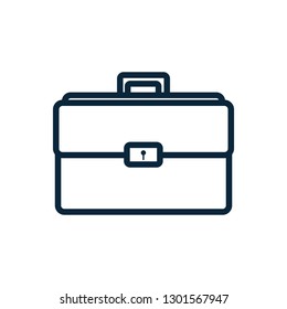 portfolio briefcase isolated icon