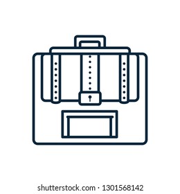 portfolio briefcase isolated icon