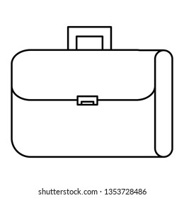 portfolio briefcase isolated icon