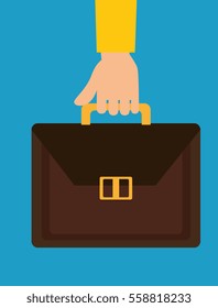 portfolio briefcase isolated icon