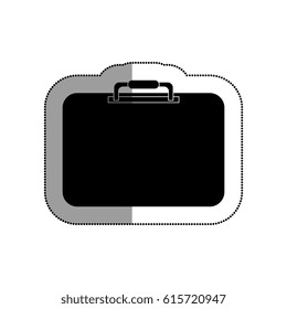 portfolio briefcase isolated icon