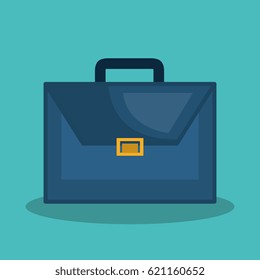 portfolio briefcase isolated icon
