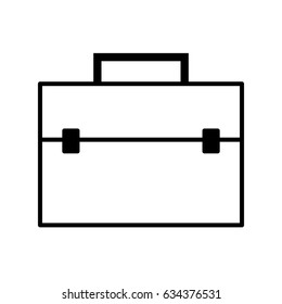 portfolio briefcase isolated icon