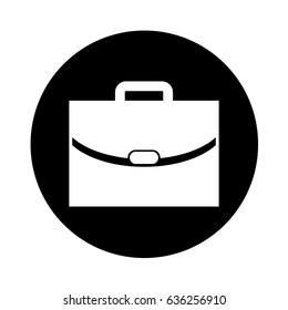 portfolio briefcase isolated icon