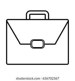 portfolio briefcase isolated icon