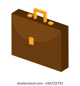 portfolio briefcase isolated icon