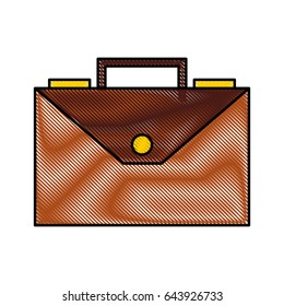 portfolio briefcase isolated icon