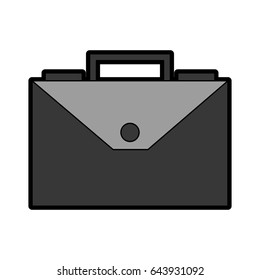 portfolio briefcase isolated icon