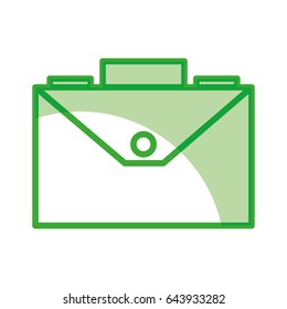 portfolio briefcase isolated icon