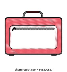 portfolio briefcase isolated icon