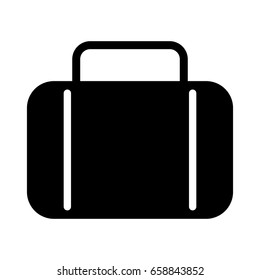 portfolio briefcase isolated icon