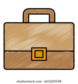 portfolio briefcase isolated icon