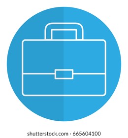 portfolio briefcase isolated icon