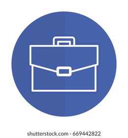 portfolio briefcase isolated icon