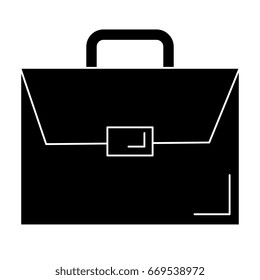 portfolio briefcase isolated icon