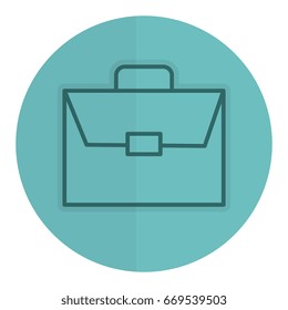 portfolio briefcase isolated icon