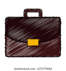 portfolio briefcase isolated icon
