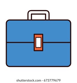 portfolio briefcase isolated icon