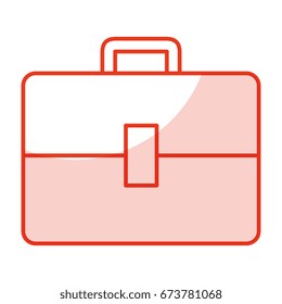 portfolio briefcase isolated icon