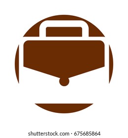 portfolio briefcase isolated icon