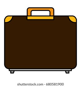 portfolio briefcase isolated icon
