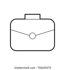 portfolio briefcase isolated icon