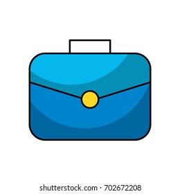 portfolio briefcase isolated icon