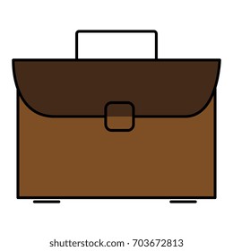 portfolio briefcase isolated icon