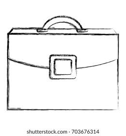 portfolio briefcase isolated icon