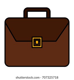 portfolio briefcase isolated icon