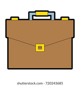 portfolio briefcase isolated icon