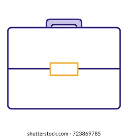 portfolio briefcase isolated icon