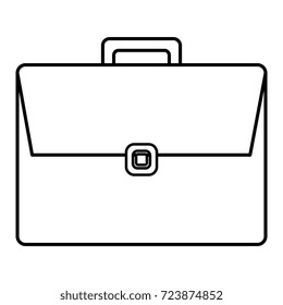 portfolio briefcase isolated icon