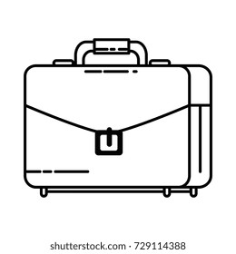 portfolio briefcase isolated icon