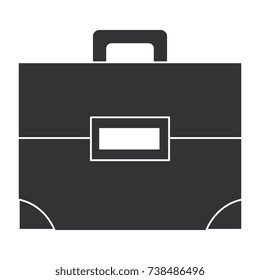 portfolio briefcase isolated icon